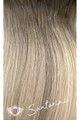 Santorini Blonde - Deluxe 18" Silk Seamless Clip In Human Hair Extensions 180g :Rooted: